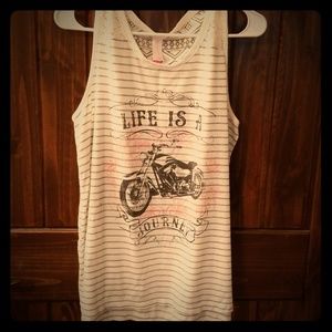 "Life is a Journey" Womens Tank Top